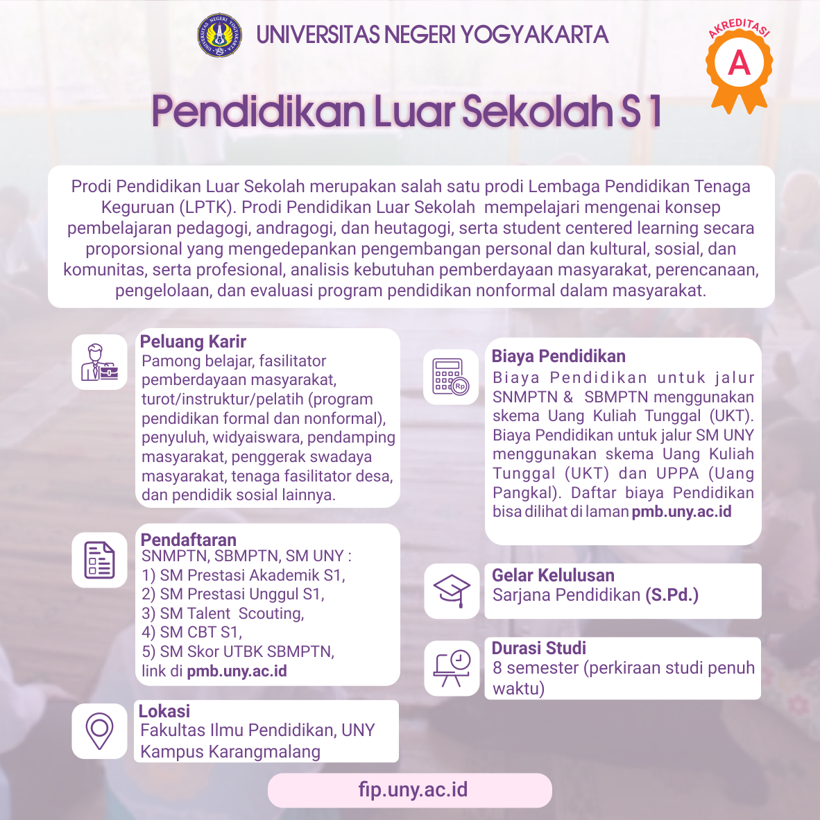 pendidikan luar sekolah s-1