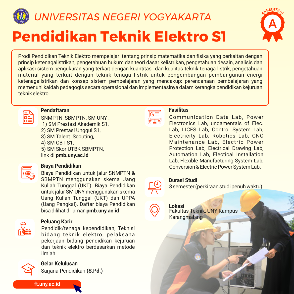 Pendidikan Teknik Elektro S-1 | PMB UNY 2021