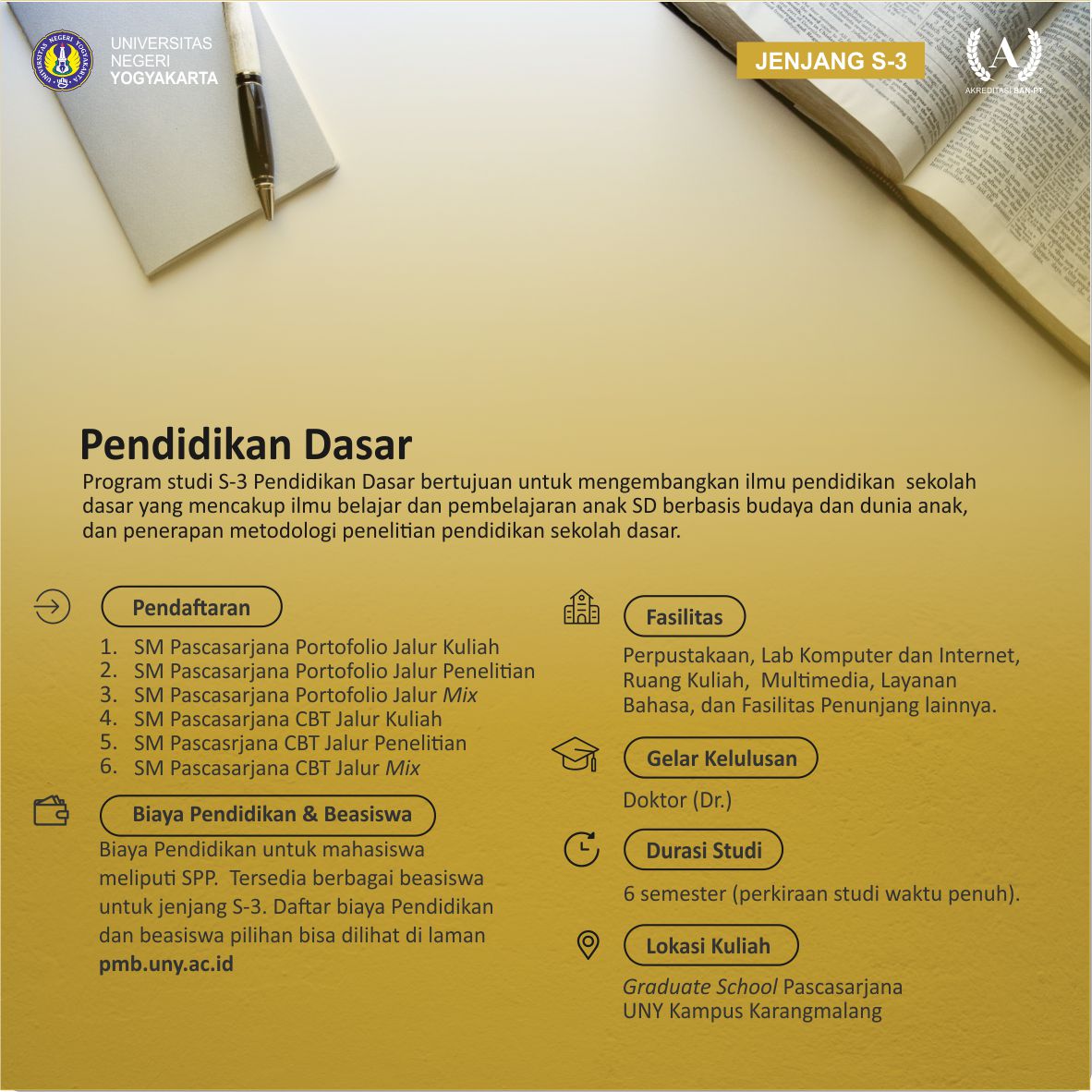 pendidikan dasar s-3