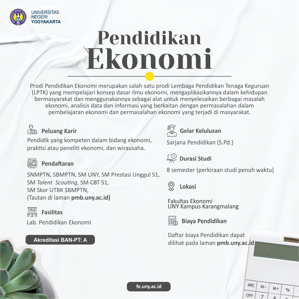 pendidikan ekonomi s-1